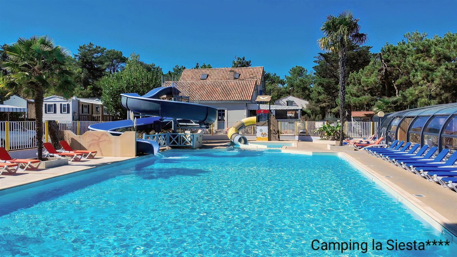 Camping avec Piscine et Toboggan à La Faute Sur Mer - Camping La Siesta | La Faute sur Mer