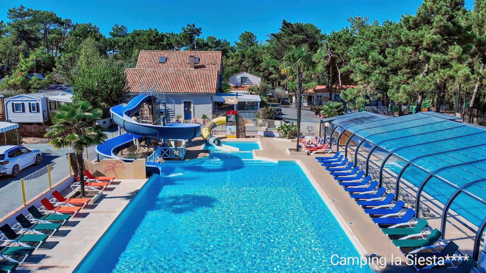 Camping avec Piscine et Toboggan à la L'aiguillon La Presqu'île - Camping La Siesta | La Faute sur Mer