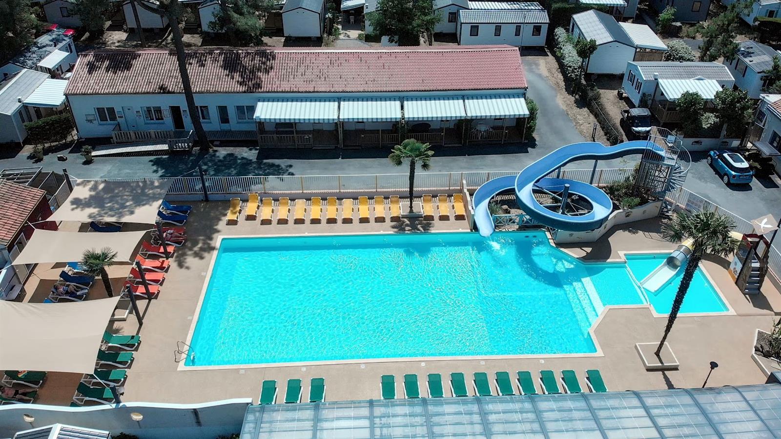 Camping 4* La Siesta, le toboggan - Camping La Siesta | La Faute sur Mer