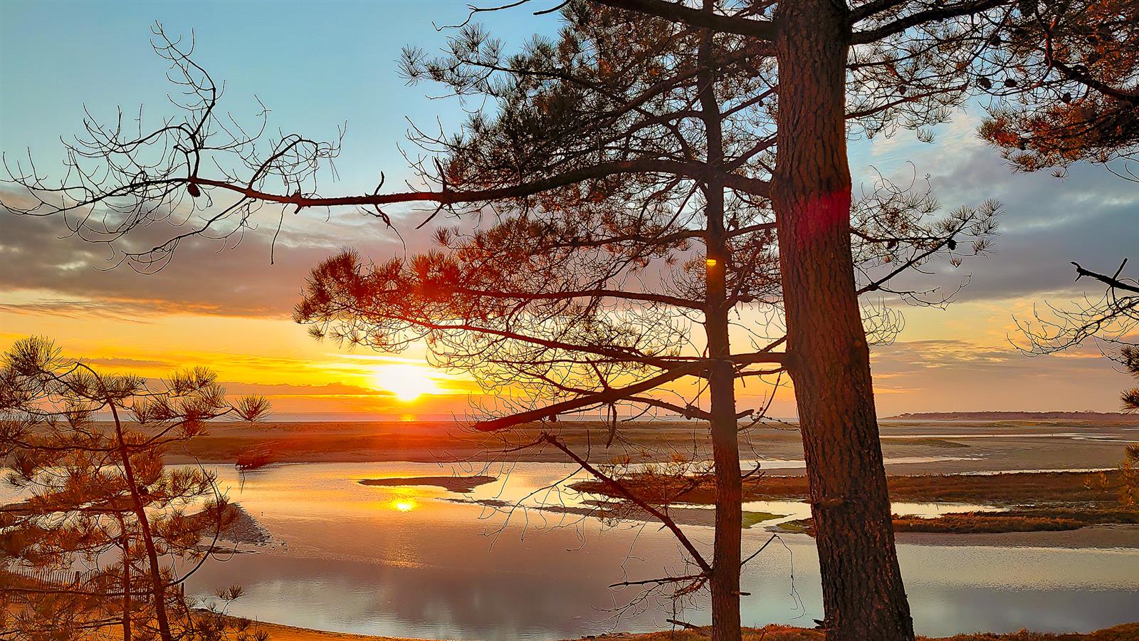 Coucher de soleil au Camping la Siesta a la Faute sur mer - Camping La Siesta | La Faute sur Mer