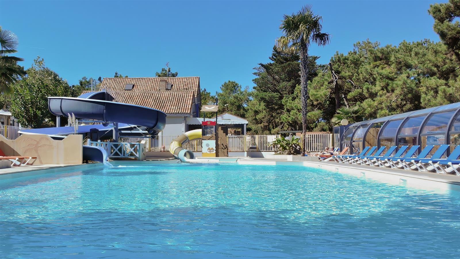 Camping La Siesta, camping 4 étoiles avec espace aquatique, location emplacements, mobil homes, chalets, appartements, vente de mobil homes à La Faute sur Mer en Vendée - Camping La Siesta | La Faute sur Mer