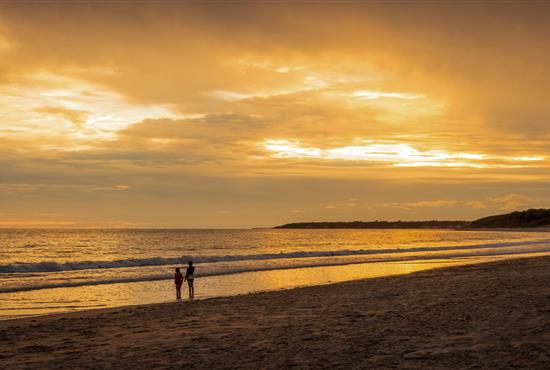 Coucher de soleil sur la plage - Camping La Siesta | La Faute sur Mer